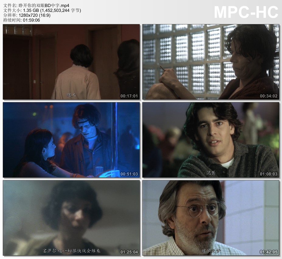 1997年欧美8.0分悬疑惊悚片《睁开你的双眼》 1997年欧美8.0分悬疑惊悚片《睁开你的双眼》