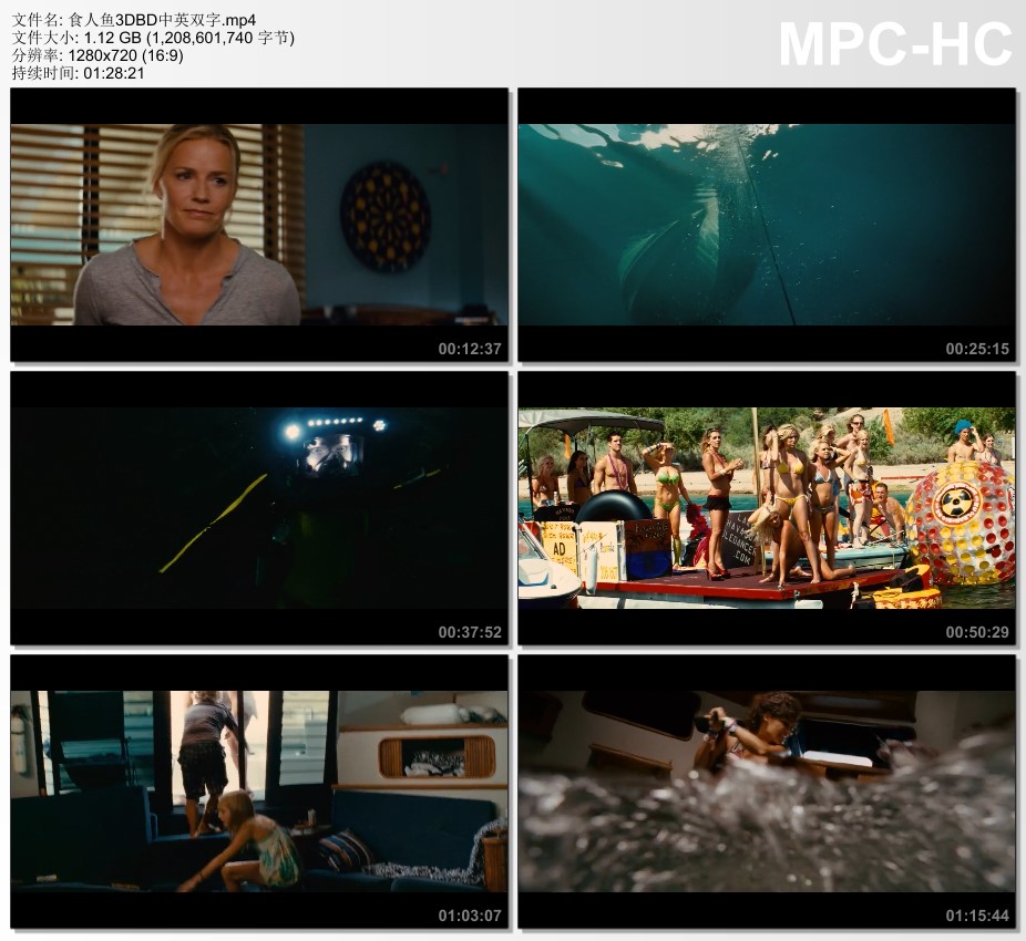 2010年美国经典惊悚恐怖片《食人鱼3D》 2010年美国经典惊悚恐怖片《食人鱼3D》